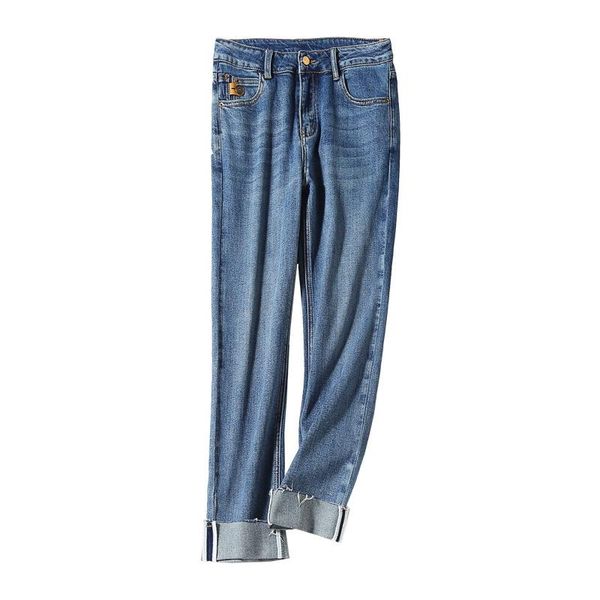 women's jeans 2021 fall high-waist straight trousers gradient blue high-elastic casual curled edge washed all-matched pants
women's jeans 2021 fall high-waist straight trousers gradient blue high-elastic casual curled edge washed all-matched pants