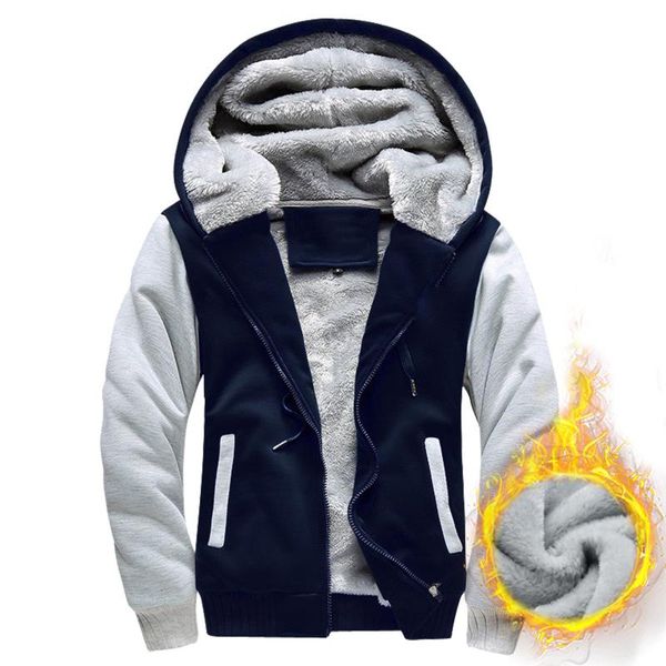 men's hoodies & sweatshirts casual plush splice sleeve hooded coat long zipper pocket 2021 fleece jacket, Black
men's hoodies & sweatshirts casual plush splice sleeve hooded coat long zipper pocket 2021 fleece jacket, Black