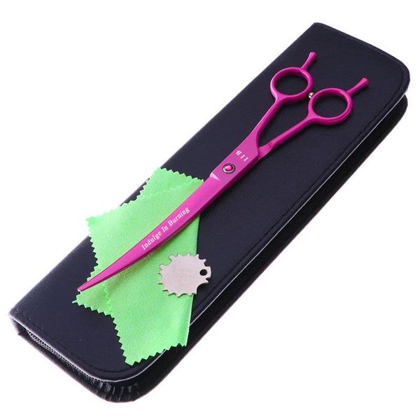 hair scissors brand 8 inch professional pet grooming set japan 440c dog shears cutting curved upward of pink with bag
hair scissors brand 8 inch professional pet grooming set japan 440c dog shears cutting curved upward of pink with bag