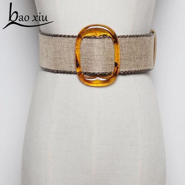 belts bohemian knitted leather belt for women resin buckle wide casual female braided bondage dress straps accessory, Black;brown
belts bohemian knitted leather belt for women resin buckle wide casual female braided bondage dress straps accessory, Black;brown
