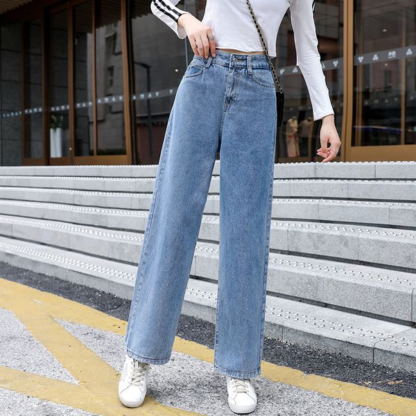 women's jeans denim pants causal loose straight blue high waist korean slim cowboy trousers fashion thin trend1 d42m
women's jeans denim pants causal loose straight blue high waist korean slim cowboy trousers fashion thin trend1 d42m