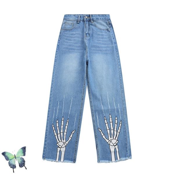 men's jeans blue women's denim pants kapital skulls tassel stylish straight mujer homme femme
men's jeans blue women's denim pants kapital skulls tassel stylish straight mujer homme femme
