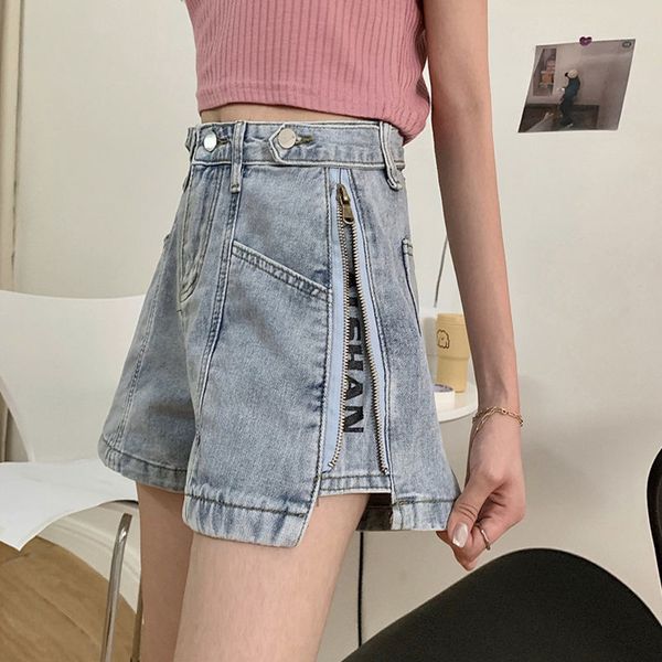 women's shorts denim summer loose 2020 new fashion net red high waist thin versatile a-line wide leg pants, White;black
women's shorts denim summer loose 2020 new fashion net red high waist thin versatile a-line wide leg pants, White;black