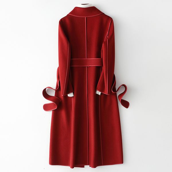 women's wool & blends 100% jackets famale winter coat women elegant slim double-sided en overcoats ladies korean clothes veste femme sq, Black
women's wool & blends 100% jackets famale winter coat women elegant slim double-sided en overcoats ladies korean clothes veste femme sq, Black