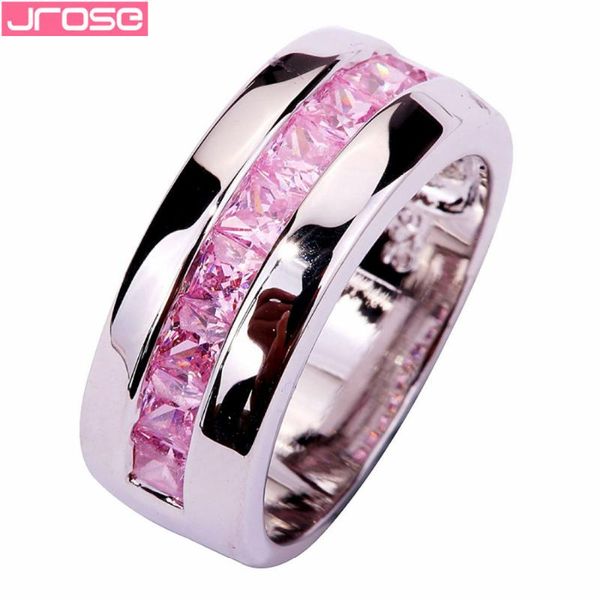 wedding rings jrose bridal fashion wholesale jewelry pink corundum cz silver ring size 7 8 9 10 for lady engagement beauty, Slivery;golden
wedding rings jrose bridal fashion wholesale jewelry pink corundum cz silver ring size 7 8 9 10 for lady engagement beauty, Slivery;golden