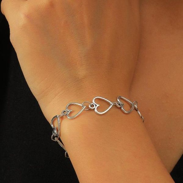 charm bracelets 2021 heart chain bracelet for women silver color love pulseras mujer girls trendy jewelry, Golden;silver
charm bracelets 2021 heart chain bracelet for women silver color love pulseras mujer girls trendy jewelry, Golden;silver