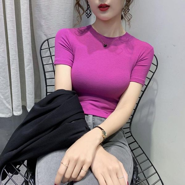 women's t-shirt 2021 summer korean pure color net red ins super fire short sleeve white base shirt fashion
women's t-shirt 2021 summer korean pure color net red ins super fire short sleeve white base shirt fashion