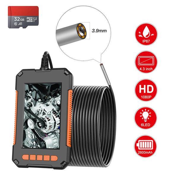 cameras industrial endoscope 3.9mm home drain snake camera 1080p hd 4.3' 'screen ips ip67 semi-rigid with 32gb tf card
cameras industrial endoscope 3.9mm home drain snake camera 1080p hd 4.3' 'screen ips ip67 semi-rigid with 32gb tf card