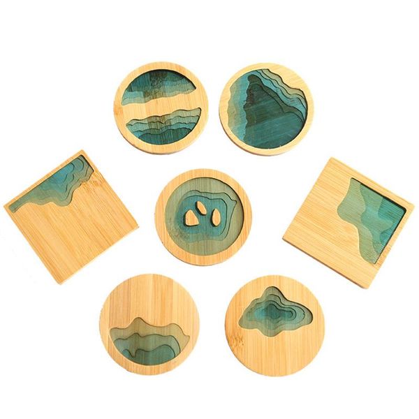 mats & pads 100pcs round cup pad epoxy resin transparent bamboo insulation landscape pattern tea holder mat for kitchen
mats & pads 100pcs round cup pad epoxy resin transparent bamboo insulation landscape pattern tea holder mat for kitchen