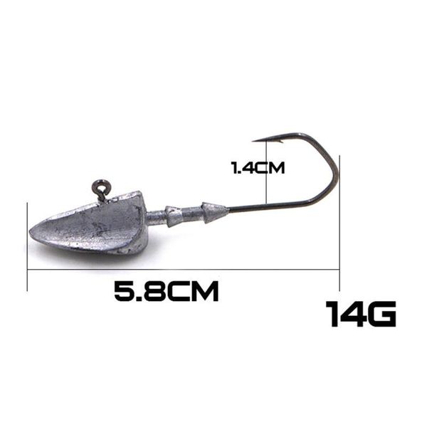 5pcs 3.5g 5g 7g 10g 14g 21g lead head hook lure jig multicolor fishing tackle hooks k1mb
5pcs 3.5g 5g 7g 10g 14g 21g lead head hook lure jig multicolor fishing tackle hooks k1mb