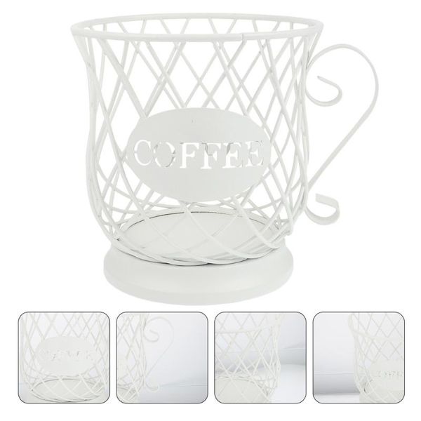 coffee filters 1pc pod holder organizer practical metal storage basket (white)
coffee filters 1pc pod holder organizer practical metal storage basket (white)