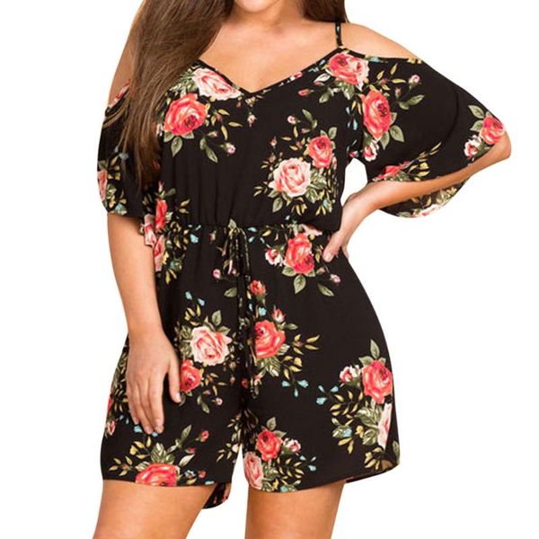 women's jumpsuits & rompers women plus size bohemian camisole print fashion casual short sleeve jumpsuit 2021 clothes, Black;white
women's jumpsuits & rompers women plus size bohemian camisole print fashion casual short sleeve jumpsuit 2021 clothes, Black;white