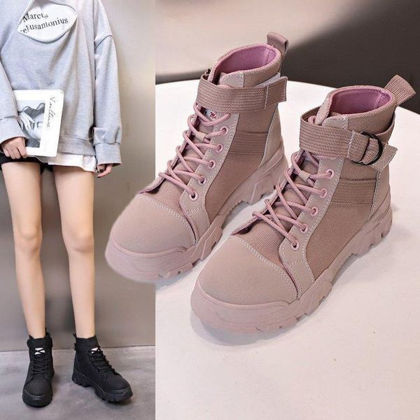boots high-help shoes women's 2021 autumn and winter thick-soled canvas korean version of the hundred, Black
boots high-help shoes women's 2021 autumn and winter thick-soled canvas korean version of the hundred, Black