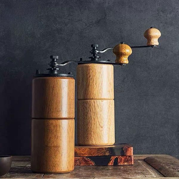manual coffee grinders wooden grinder bean grinding stainless steel ceramic mechanism adjustable burr coffe tools
manual coffee grinders wooden grinder bean grinding stainless steel ceramic mechanism adjustable burr coffe tools