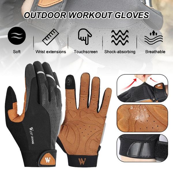 winter thermal warm cycling gloves non-slip full finger smart touch screen breathable motorcycle elbow & knee pads, Black;gray
winter thermal warm cycling gloves non-slip full finger smart touch screen breathable motorcycle elbow & knee pads, Black;gray