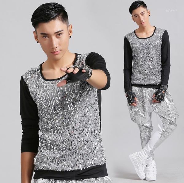 splice fashion punk slim sequins shirt men long sleeve teenage korean mens personality stage singer dance men's casual shirts, White;black
splice fashion punk slim sequins shirt men long sleeve teenage korean mens personality stage singer dance men's casual shirts, White;black