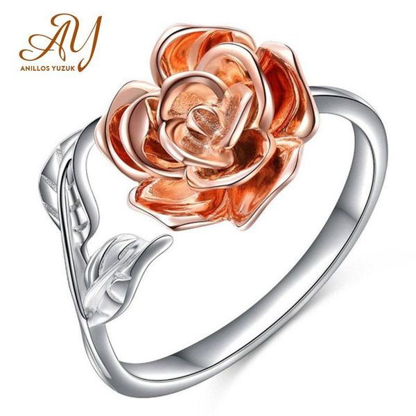 cluster rings anillos yuzuk 925 sterling silver ring rose fower design lucky cute for women birthday fine jewelry selling girl gifts, Golden;silver
cluster rings anillos yuzuk 925 sterling silver ring rose fower design lucky cute for women birthday fine jewelry selling girl gifts, Golden;silver