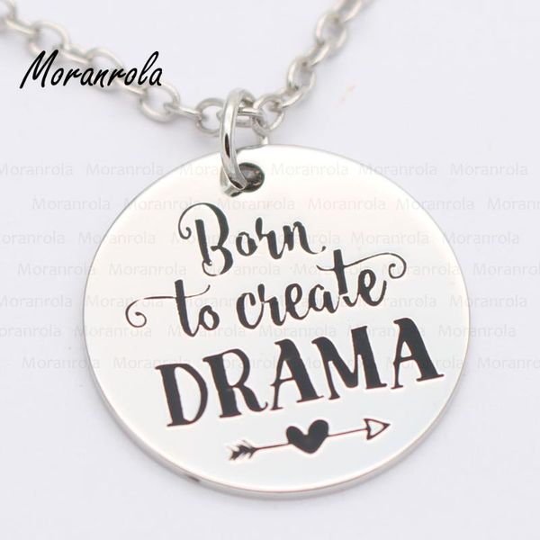 pendant necklaces arried "born to create drama"copper necklace keychain,charm hand-stamped jewelry encouragement graduation gift b, Silver
pendant necklaces arried "born to create drama"copper necklace keychain,charm hand-stamped jewelry encouragement graduation gift b, Silver
