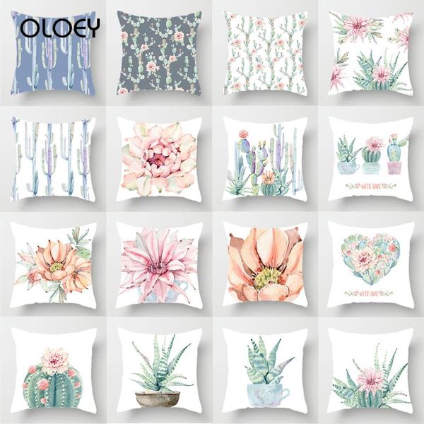 cushion/decorative pillow watercolour decoration throw mat cover cactus flower green succulent party home farmhouse .
cushion/decorative pillow watercolour decoration throw mat cover cactus flower green succulent party home farmhouse .