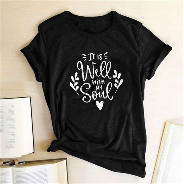 it is well with mens t shirt my soul printed men summer for loose aesthetic clothes harajuku round neck female, White;black
it is well with mens t shirt my soul printed men summer for loose aesthetic clothes harajuku round neck female, White;black