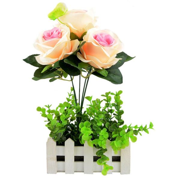 5heads/bouquet silk rose european style artificial flower bouquet fake flowers wedding home party decoration decorative & wreaths
5heads/bouquet silk rose european style artificial flower bouquet fake flowers wedding home party decoration decorative & wreaths