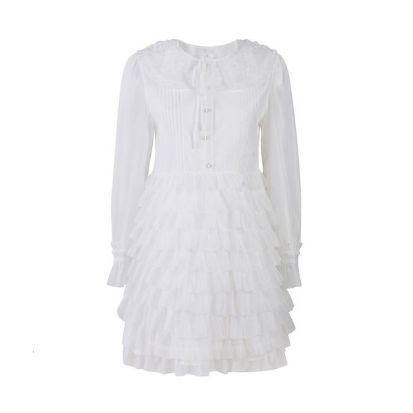 casual dresses runway fashion luxury designer see-through white doll collar mini dress ruffles long sleeve women party clothes 2021 spring i, Black;gray
casual dresses runway fashion luxury designer see-through white doll collar mini dress ruffles long sleeve women party clothes 2021 spring i, Black;gray