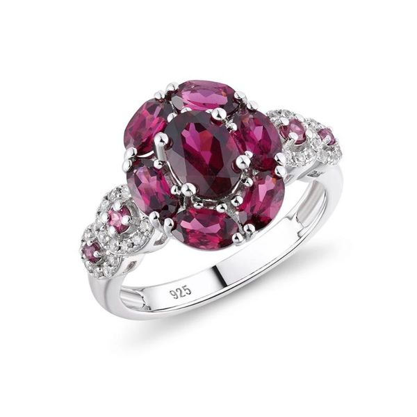 fine jewelry natural rhodolite gem 925 sterling silver engagement wedding ring for women cluster rings, Golden;silver
fine jewelry natural rhodolite gem 925 sterling silver engagement wedding ring for women cluster rings, Golden;silver