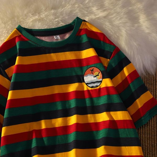 women's t-shirt vintage women stripped t shirt summer short sleeve female tshirt harajuku oversized ladies basic streetwear tshirts, White
women's t-shirt vintage women stripped t shirt summer short sleeve female tshirt harajuku oversized ladies basic streetwear tshirts, White