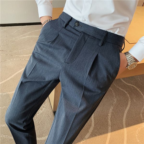 men's pants british style of businessmen fine suit men's pants formal fashion straight gentlemen lv68, Black
men's pants british style of businessmen fine suit men's pants formal fashion straight gentlemen lv68, Black