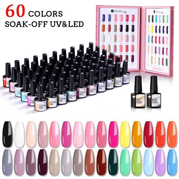 sugar gel nail polish set 60 color series uv lacquers varnish for art desgin manicures and base coat1
sugar gel nail polish set 60 color series uv lacquers varnish for art desgin manicures and base coat1