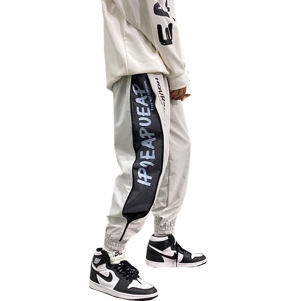 men's pants hip hop jogging elastic waist harem male streetwear punk trousers breathable men 8s4d, Black
men's pants hip hop jogging elastic waist harem male streetwear punk trousers breathable men 8s4d, Black