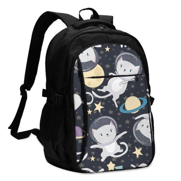 backpack usb charge women fun cartoon cat astronaut in space student letters print school bag teenager girls
backpack usb charge women fun cartoon cat astronaut in space student letters print school bag teenager girls