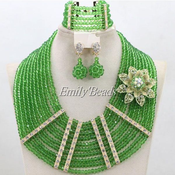 earrings & necklace terrific light green costume african beads jewelry set nigerian bridal gift 2021 latest alj135, Silver
earrings & necklace terrific light green costume african beads jewelry set nigerian bridal gift 2021 latest alj135, Silver