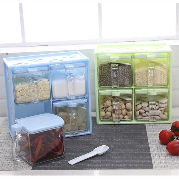 storage bottles & jars four grid seasoning box, multi-function cup, wall-mounted drawer type pot
storage bottles & jars four grid seasoning box, multi-function cup, wall-mounted drawer type pot