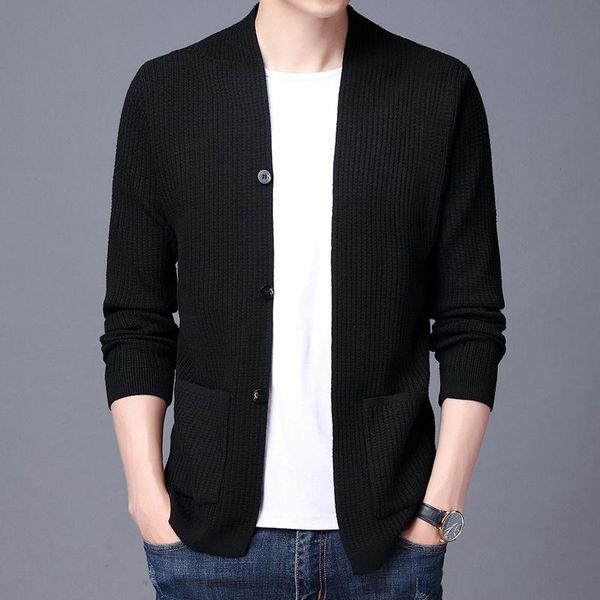 men's sweaters autum brand 3 button fashion slim fit knit cardigan men japanese sweater casual coats jacket mens clothes 2021, White;black
men's sweaters autum brand 3 button fashion slim fit knit cardigan men japanese sweater casual coats jacket mens clothes 2021, White;black