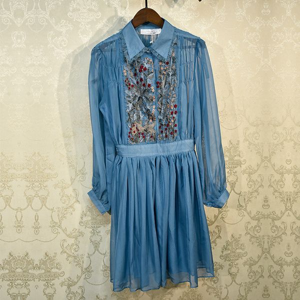 casual dresses vintage embroidered female fashion 2021 will see runways long sleeves chiffon a783, Black;gray
casual dresses vintage embroidered female fashion 2021 will see runways long sleeves chiffon a783, Black;gray