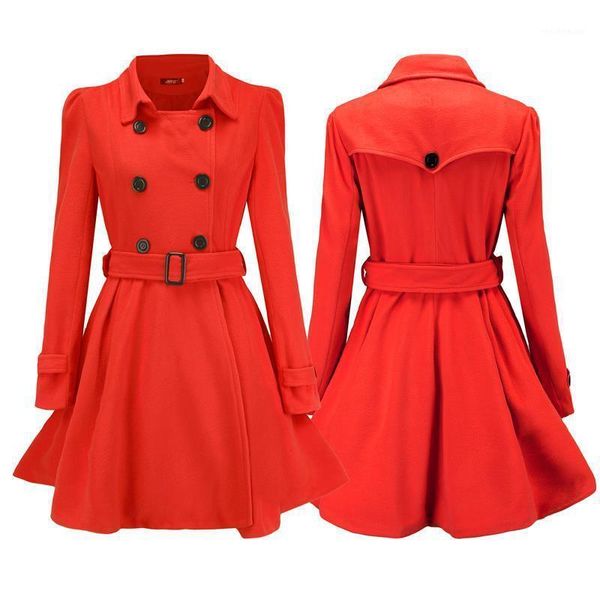 women's wool & blends winter fashion long sleeve causal belt coat turn-down collor pleated sashes solid color womens coats 2021 ladies, Black
women's wool & blends winter fashion long sleeve causal belt coat turn-down collor pleated sashes solid color womens coats 2021 ladies, Black