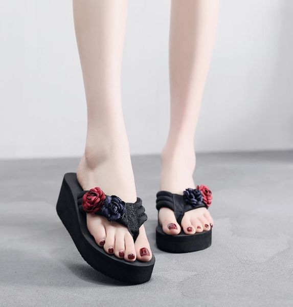 slippers summer home furnishing foam flip flops, comfort, high heels, cool drag, beach shoes., Black
slippers summer home furnishing foam flip flops, comfort, high heels, cool drag, beach shoes., Black