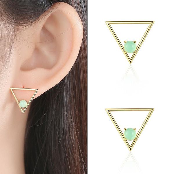 other classic 925 sterling silver earrings for women zircon version of the simple hollow triangle color treasure, Golden;silver
other classic 925 sterling silver earrings for women zircon version of the simple hollow triangle color treasure, Golden;silver