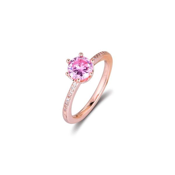 cluster rings pink sparkling crown solitaire ring sterling silver jewelry fashion wedding for women, Golden;silver
cluster rings pink sparkling crown solitaire ring sterling silver jewelry fashion wedding for women, Golden;silver