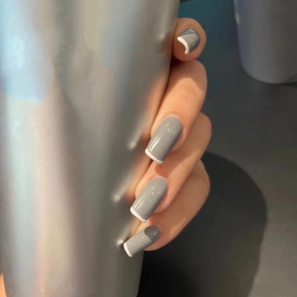 false nails 24pcs grey nail patch square head glue type removable mid length paragraph fashion manicure save time soyw889, Red;gold
false nails 24pcs grey nail patch square head glue type removable mid length paragraph fashion manicure save time soyw889, Red;gold