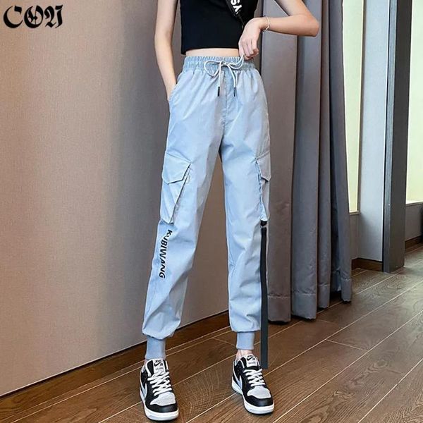 women's pants & capris con ankle overalls thin sports spring autumn fashion high-waist drag long ine, Black;white
women's pants & capris con ankle overalls thin sports spring autumn fashion high-waist drag long ine, Black;white