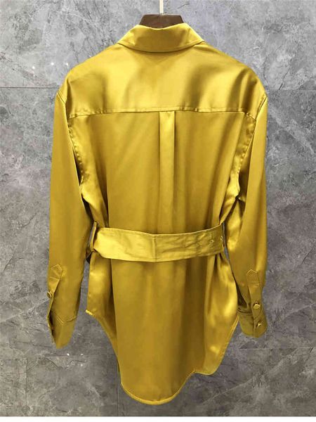 blouses blouses spring summer business women turn-down collar chest pockets belted deco long sleeve shirt yellow khaki, White
blouses blouses spring summer business women turn-down collar chest pockets belted deco long sleeve shirt yellow khaki, White