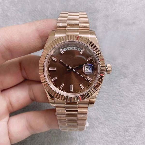 u1 men watch 41mm crystal cubes automatic movement double dat chocolate dial 316 stainless band, Slivery;brown
u1 men watch 41mm crystal cubes automatic movement double dat chocolate dial 316 stainless band, Slivery;brown