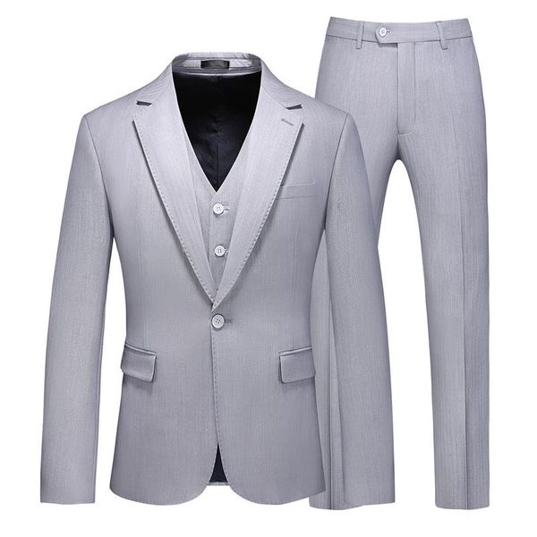 men's suits & blazers 2021 men solid color lapel collar coat vest long pants business wedding slim suit set blazer+pants +vest 3 pcs fi, White;black
men's suits & blazers 2021 men solid color lapel collar coat vest long pants business wedding slim suit set blazer+pants +vest 3 pcs fi, White;black