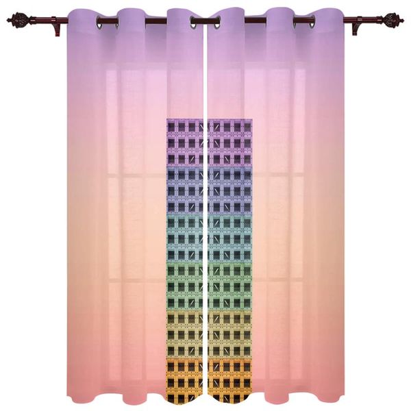 exquisite home curtains gradient rainbow building living room bedroom kitchen translucent polyester decorative curtain & drapes
exquisite home curtains gradient rainbow building living room bedroom kitchen translucent polyester decorative curtain & drapes