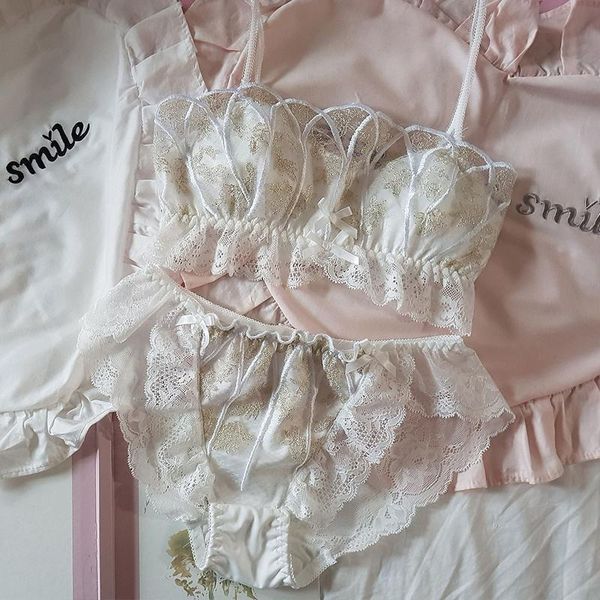 bras sets honviey vintage tubes underwear set lace shell girl small chest wireembroidery push up french white wrapped bra, Red;black
bras sets honviey vintage tubes underwear set lace shell girl small chest wireembroidery push up french white wrapped bra, Red;black