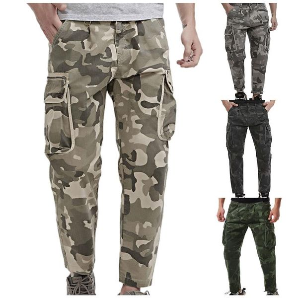 men's pants men mid-waist zip cargo relaxed fit camouflage trousers with multi-pocket male joggers streetwear, Black
men's pants men mid-waist zip cargo relaxed fit camouflage trousers with multi-pocket male joggers streetwear, Black