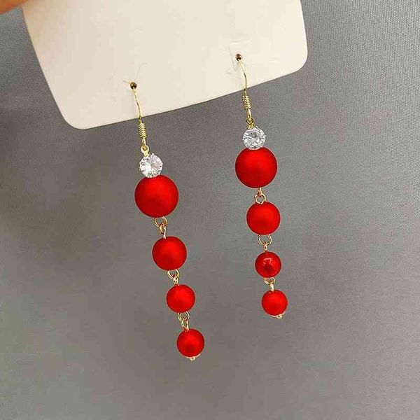 charms earrings autumn and winter red festive female chinese year temperament long net, Golden
charms earrings autumn and winter red festive female chinese year temperament long net, Golden