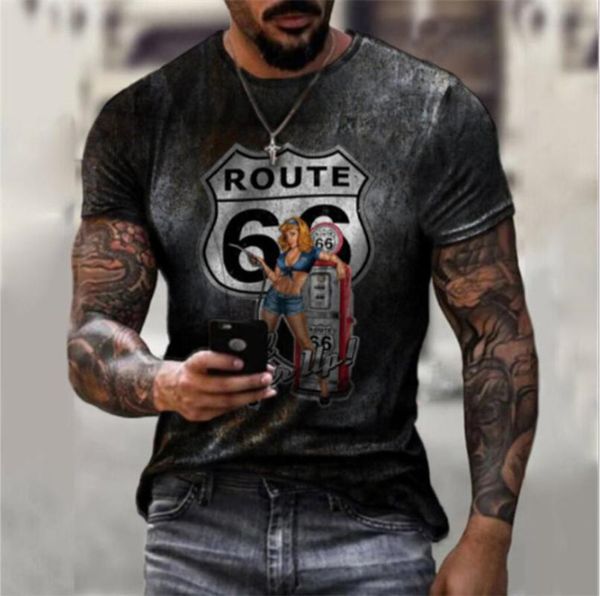 men's t-shirts 2021 european and american spring summer no. 66 gas station printed youth fashion street casual t-shirt, White;black
men's t-shirts 2021 european and american spring summer no. 66 gas station printed youth fashion street casual t-shirt, White;black